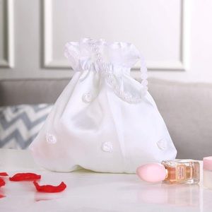 NWT Satin Bridal Bag
